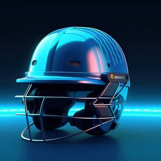stylish cricket helmet